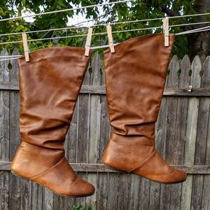 Calf high boots (women's size 8)